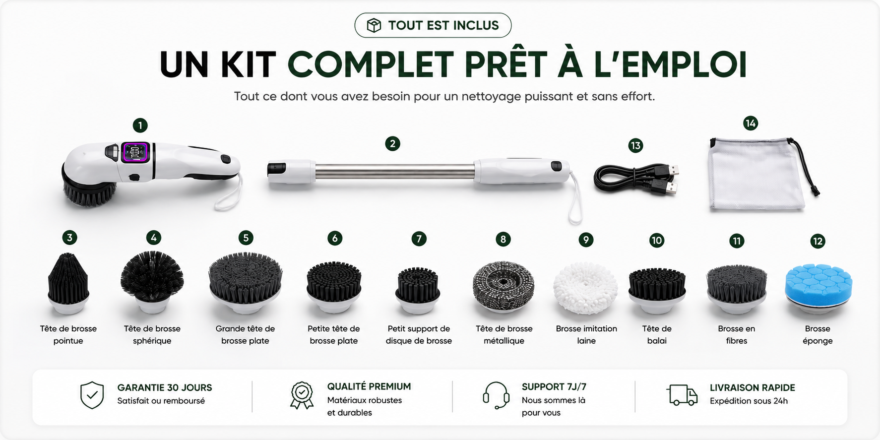 OLTAIBEP - Kit complet prêt à l’emploi
