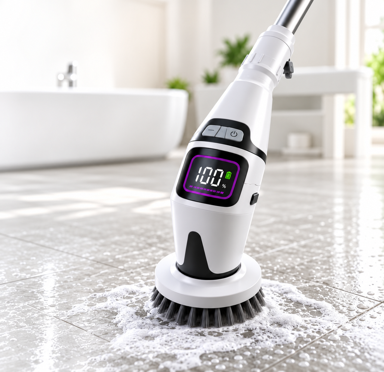 Brosse électrique OLTAIBEP en utilisation